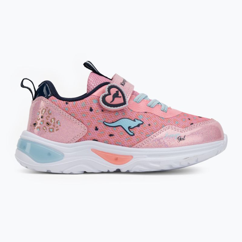 Dětské boty KangaROOS K-SLG Beauty EV rose/dark navy 2