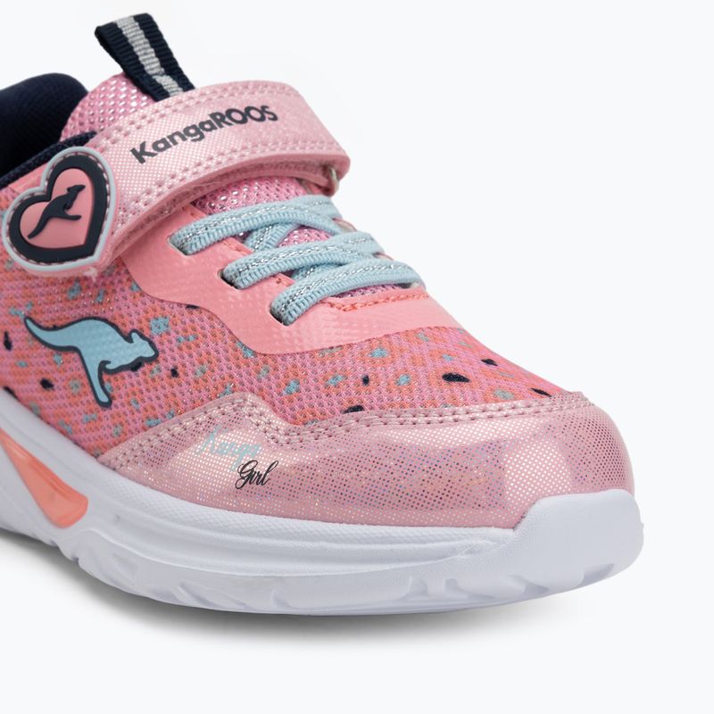 Dětské boty KangaROOS K-SLG Beauty EV rose/dark navy 7