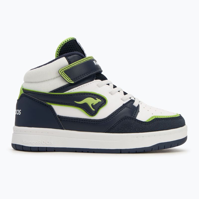 Dětské boty KangaROOS K-CP Dunkin Mid EV dark navy/lime 2
