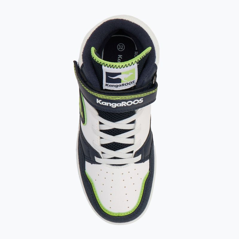 Dětské boty KangaROOS K-CP Dunkin Mid EV dark navy/lime 5