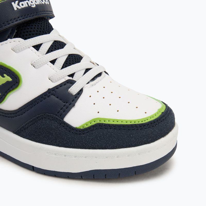 Dětské boty KangaROOS K-CP Dunkin Mid EV dark navy/lime 7