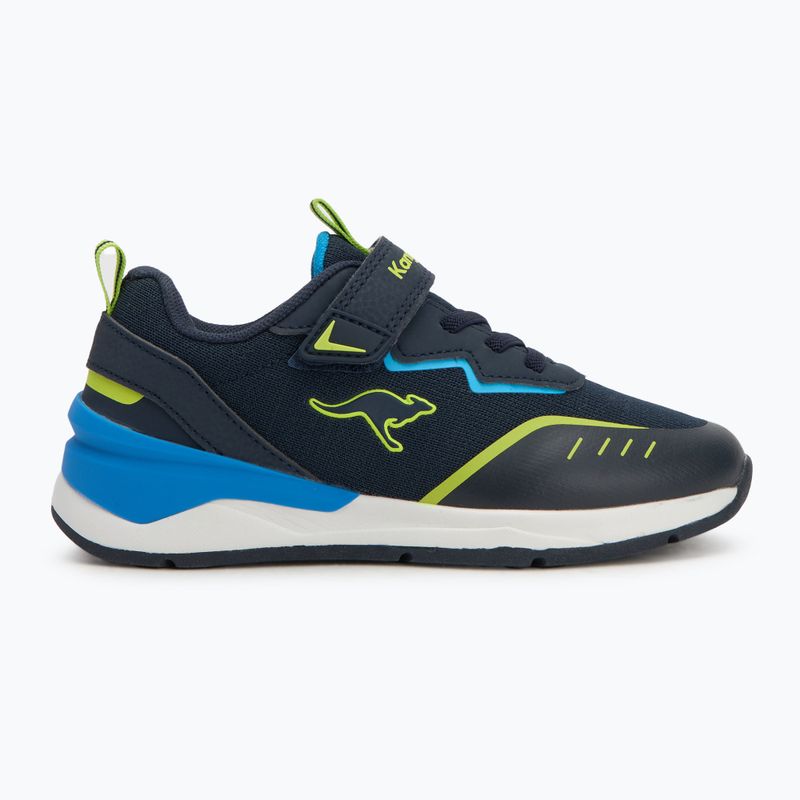 Dětské boty KangaROOS KD-Batter EV dark navy/lime 2