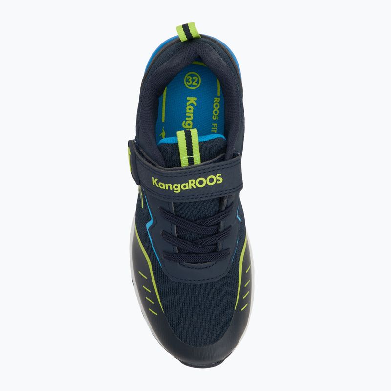 Dětské boty KangaROOS KD-Batter EV dark navy/lime 5
