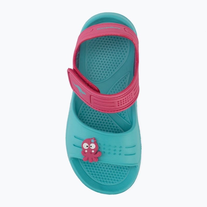 Dětské sandály Kangaroos KangaSwim II ocean/daisy pink 5