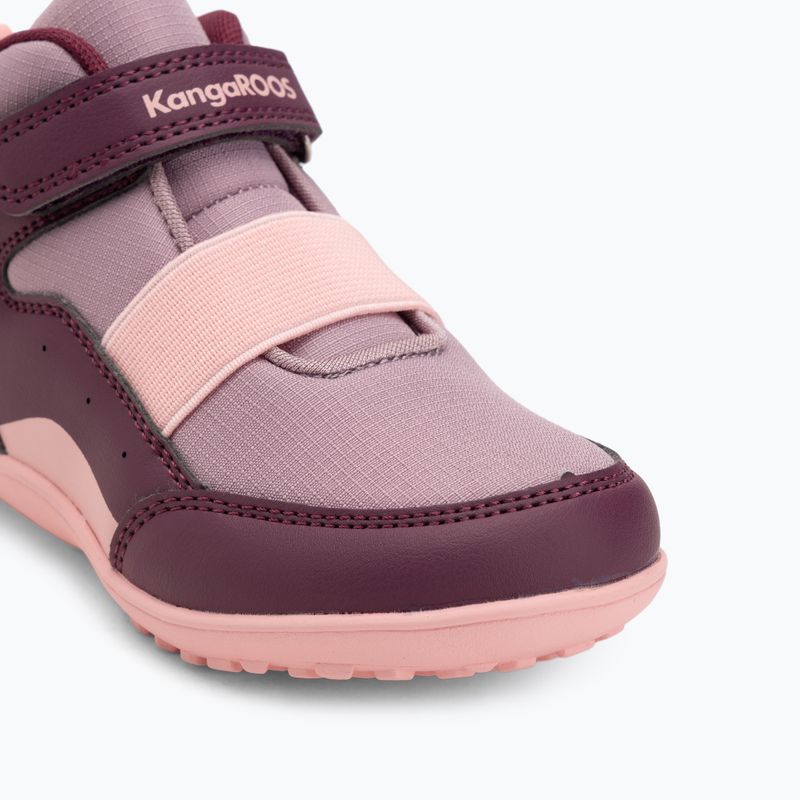 Dětské boty KangaROOS K-BFI Peppy EV blackberry/daisy pink 7