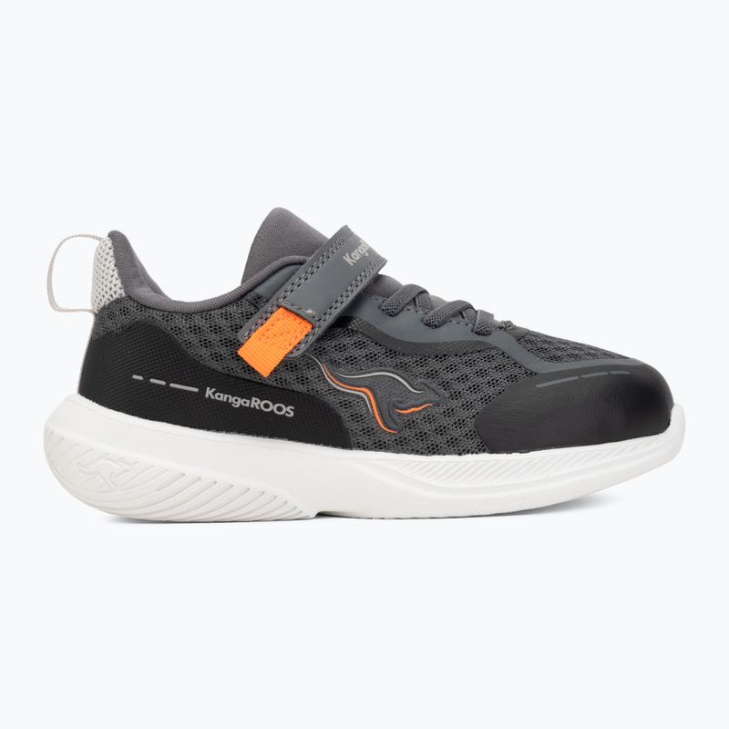 Dětské boty KangaROOS K-RDI Pebble EV steel grey/neon orange 2