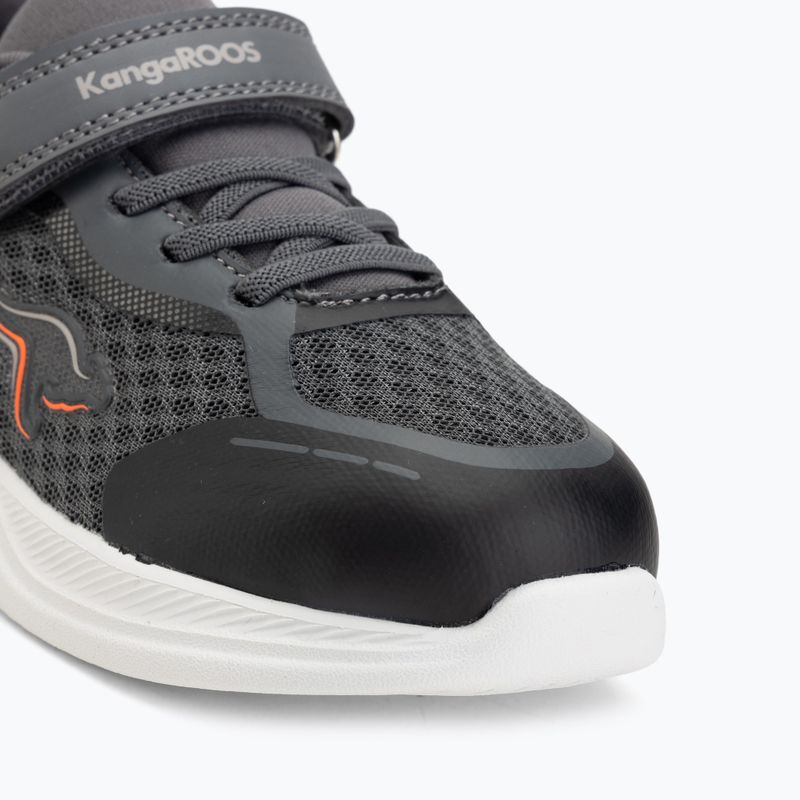 Dětské boty KangaROOS K-RDI Pebble EV steel grey/neon orange 7
