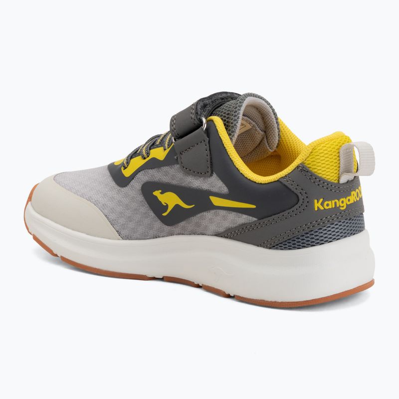 Dětské boty KangaROOS KB-Pang EV vapor grey/neon yellow 3