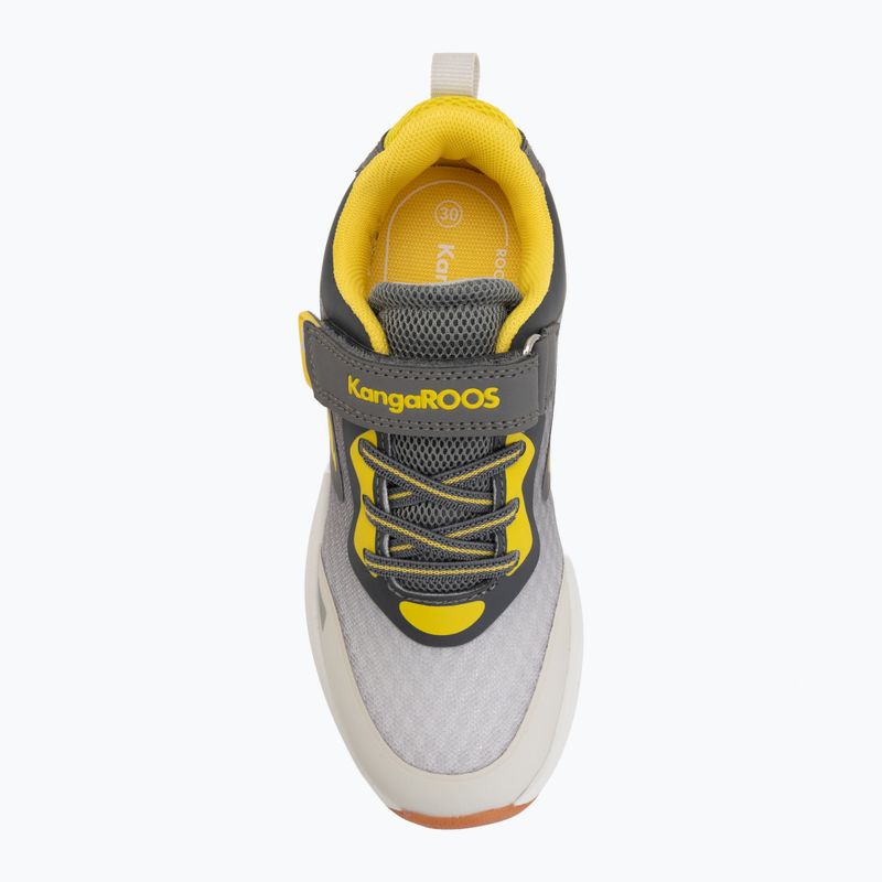 Dětské boty KangaROOS KB-Pang EV vapor grey/neon yellow 5