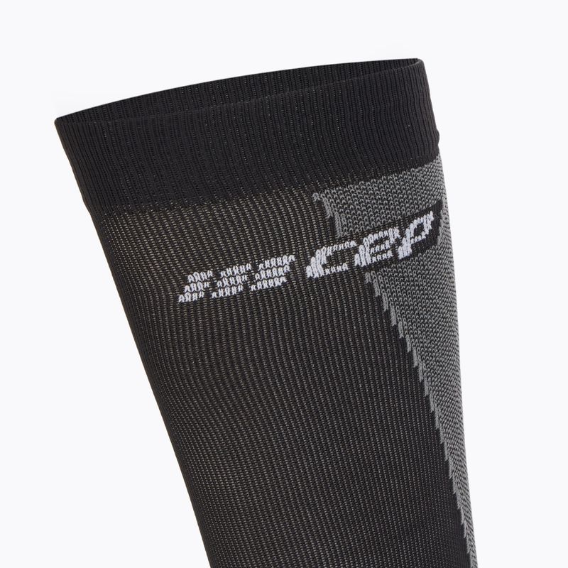 Dámské kompresní ponožky CEP Ultralight Tall black/grey 3