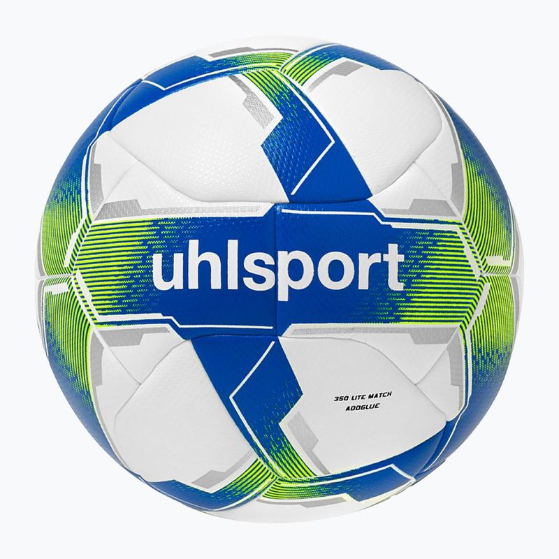 Fotbalový míč uhlsport 350 Lite Match Addglue white/royal/fluo yellow velikost 5 4