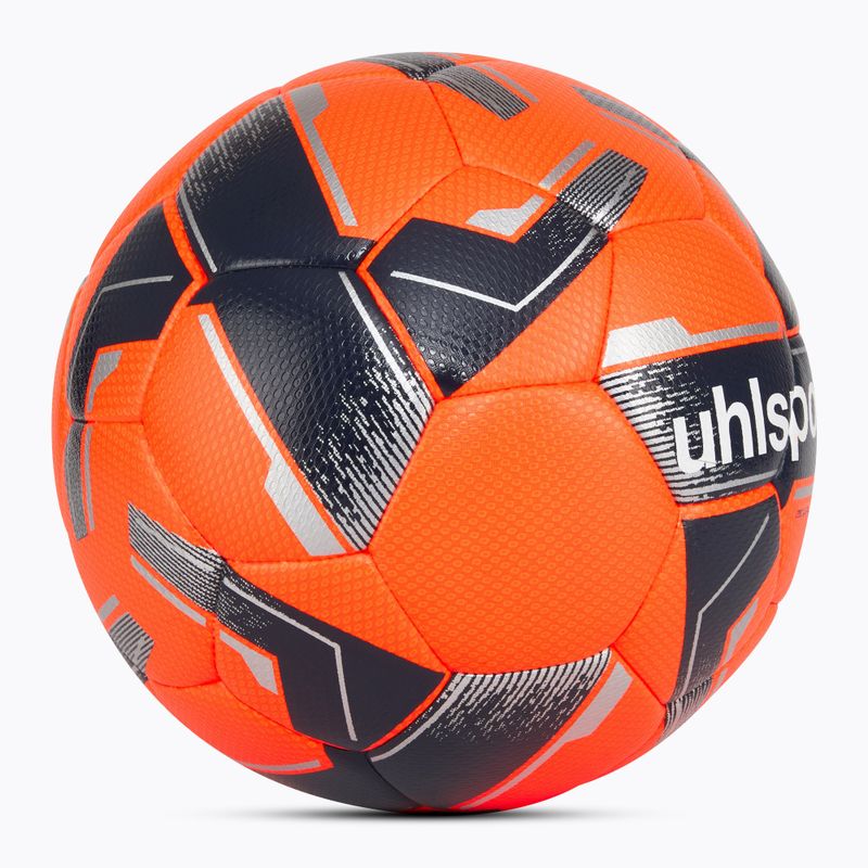 Fotbalový míč   uhlsport 290 Ultra Lite Addglue fluo orange/marine/silber velikost   3 2