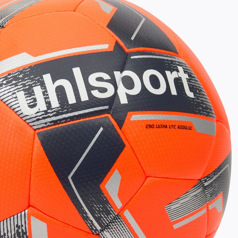Fotbalový míč   uhlsport 290 Ultra Lite Addglue fluo orange/marine/silber velikost   5 3