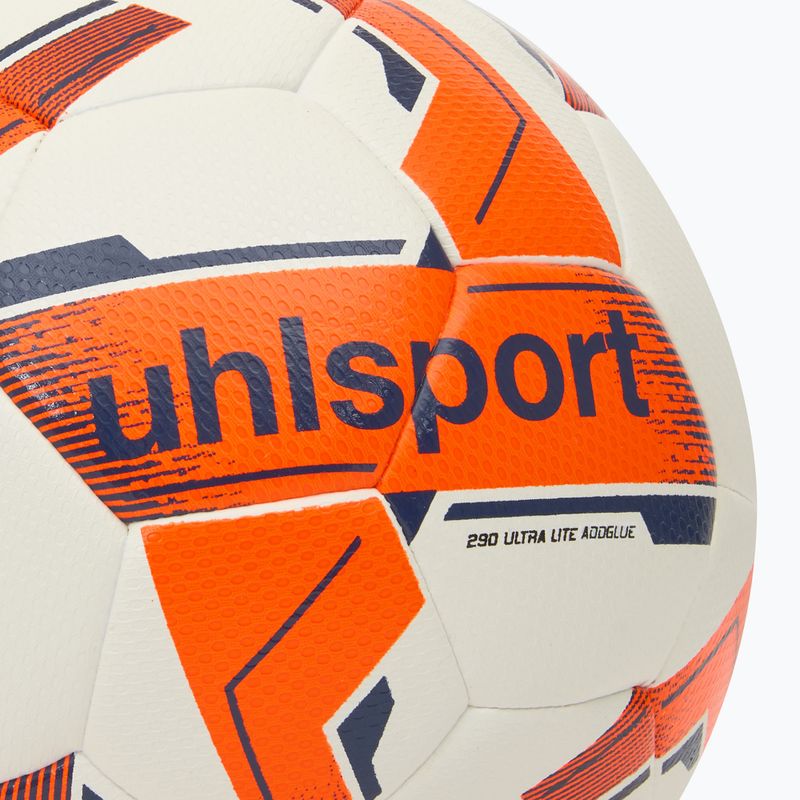 Fotbalový míč   uhlsport 290 Ultra Lite Addglue white/fluo orange/navy velikost   3 3