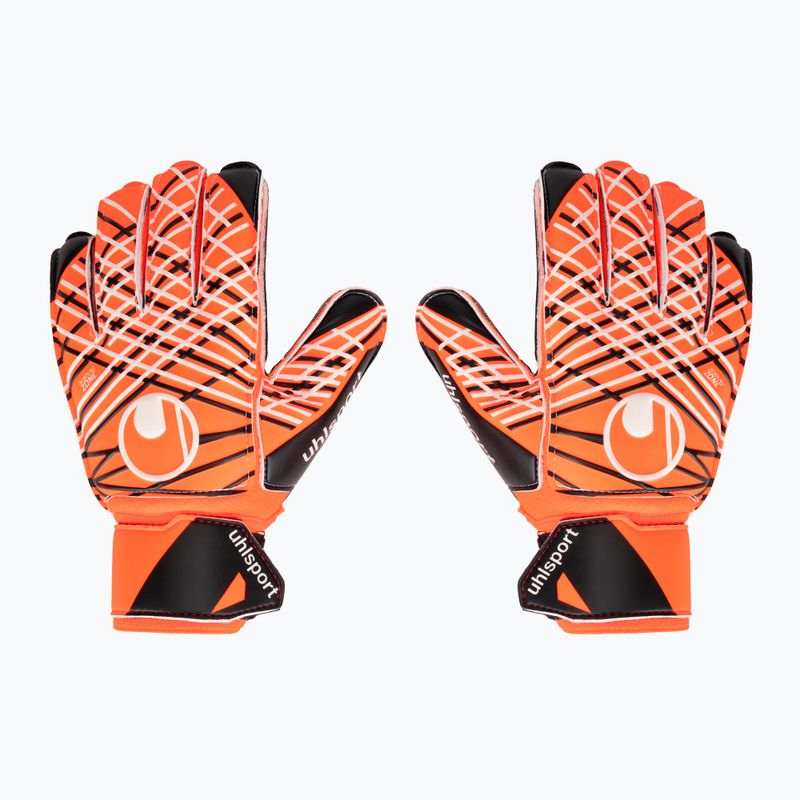 Brankářské rukavice  uhlsport Soft Resist + Flex Frame fluo orange/white/black