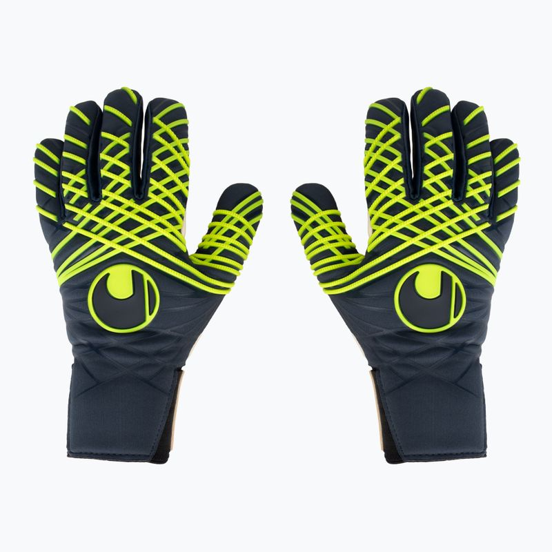 Brankářské rukavice  uhlsport Prediction Absolutgrip HN Fit navy/white/fluo yellow