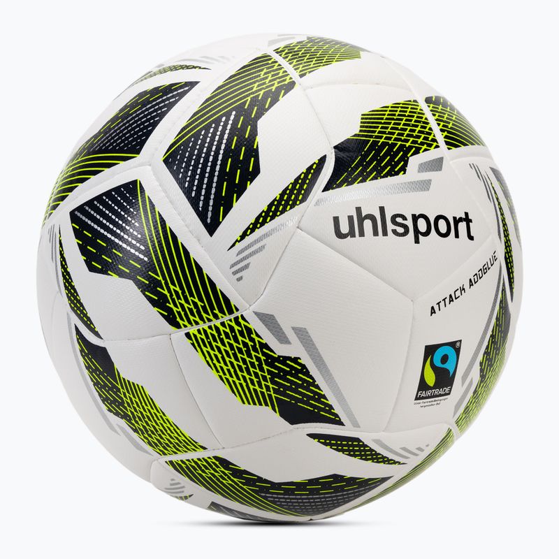 Fotbalový míč uhlsport Match Addglue white/navy fluo yellow velikost 4 2