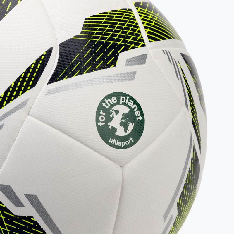 Fotbalový míč uhlsport Match Addglue white/navy/fluo yellow velikost  5 3