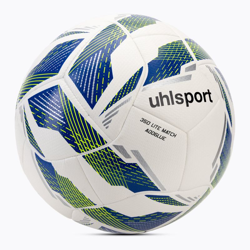Fotbalový míč uhlsport 350 Lite Match Addglue white/dark blue/fluo yellow velikost 5 2