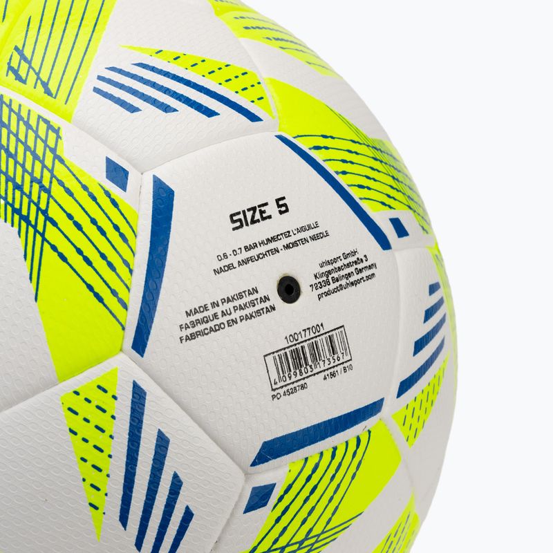 Fotbalový míč uhlsport 350 Lite Addglue white/fluo yellow/dark blue velikost 5 3