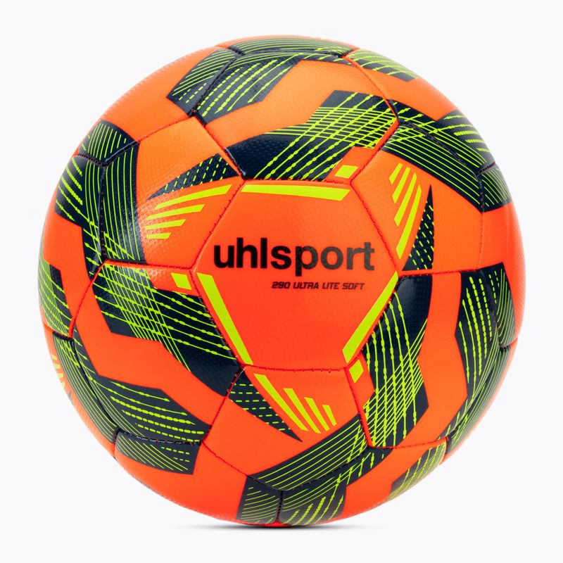 Fotbalový míč uhlsport Ultra Lite Soft 290 fluo orange/navy/fluo yellow velikost 3