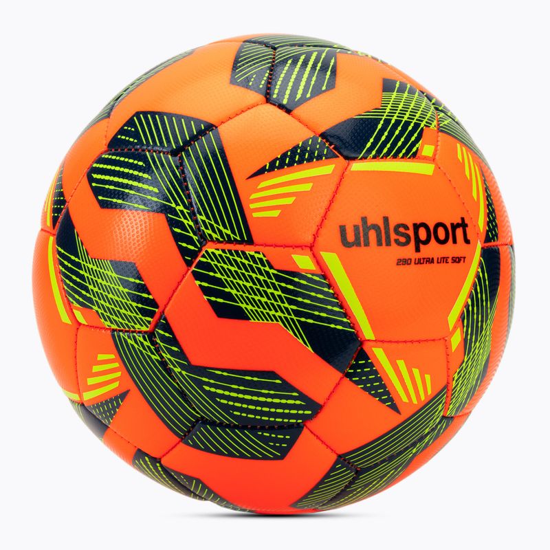 Fotbalový míč uhlsport Ultra Lite Soft 290 fluo orange/navy/fluo yellow velikost 4 2