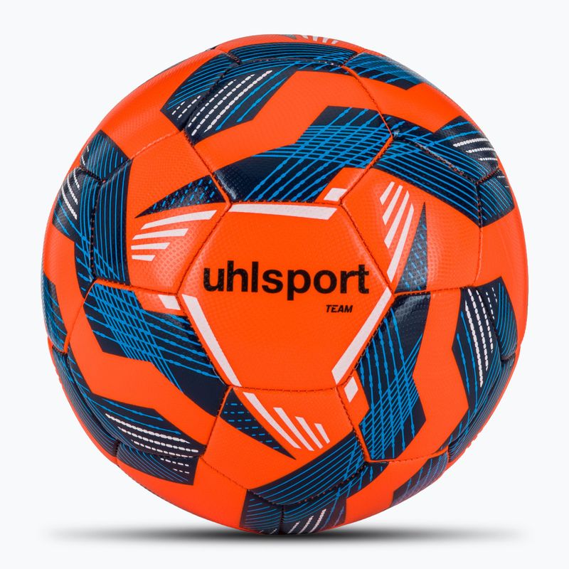 Fotbalový míč uhlsport Team fluo orange/navy/white velikost 5
