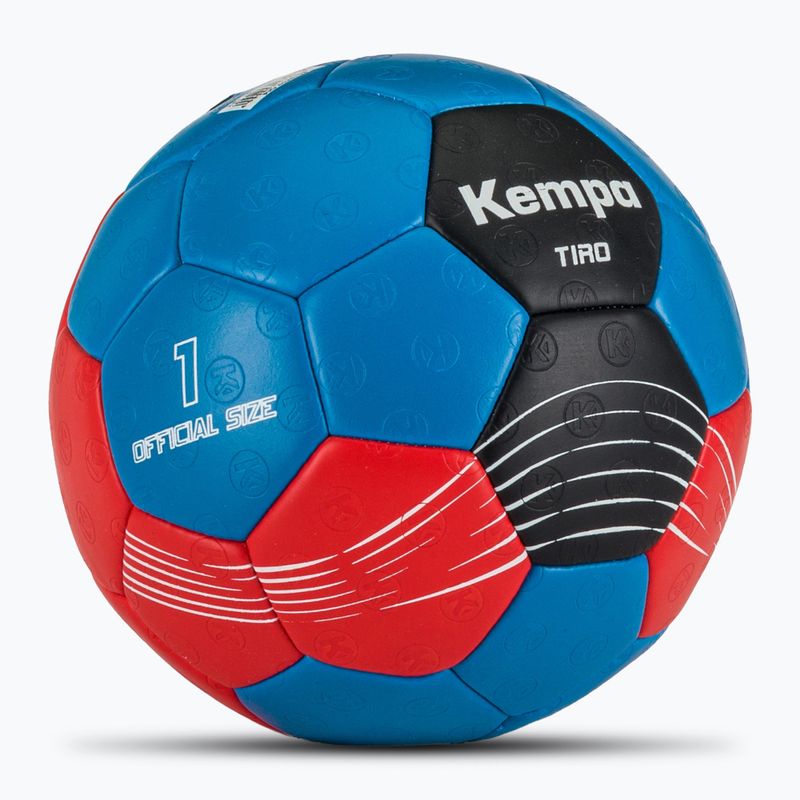 Míč na házenou dětský Kempa Tiro red velikost 1 2