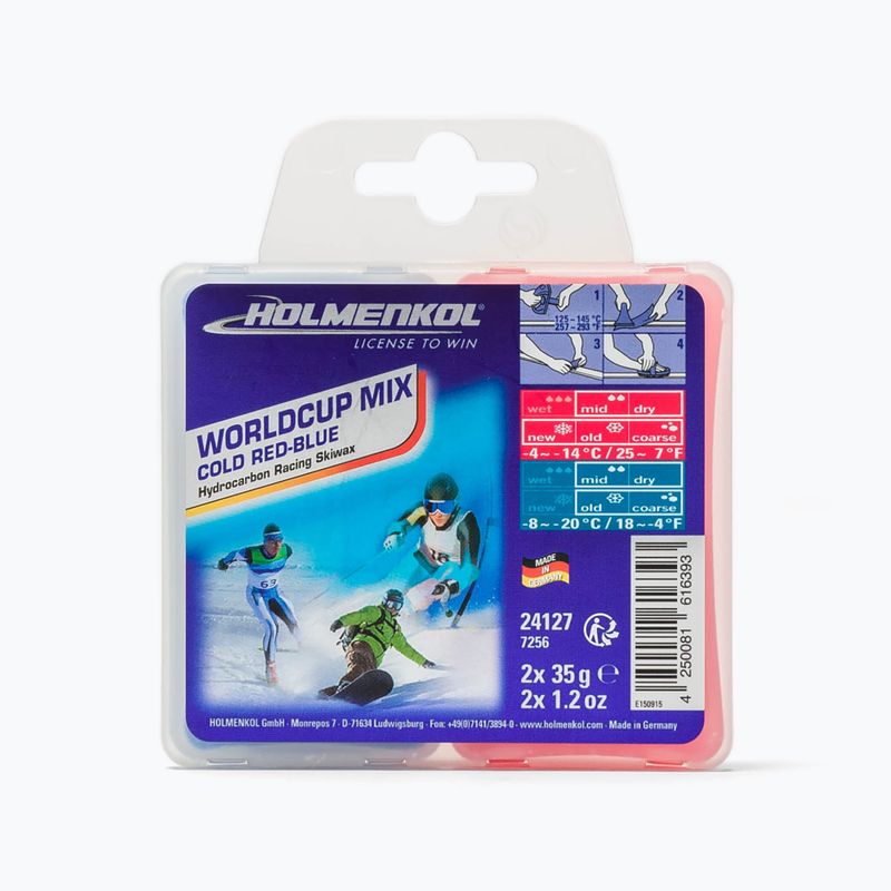 Lyžařský vosk HOLMENKOL World Cup Mix 2x35g 24127