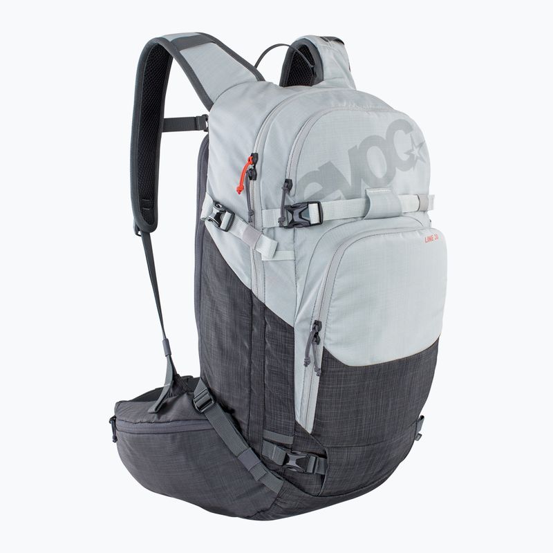 Skialpový batoh EVOC Line 30 silver/heather carbon grey