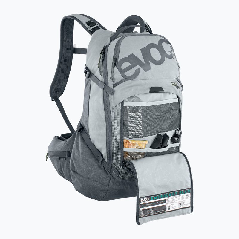 Cyklistický batoh EVOC Trail Pro 26 l stone/carbon grey 8