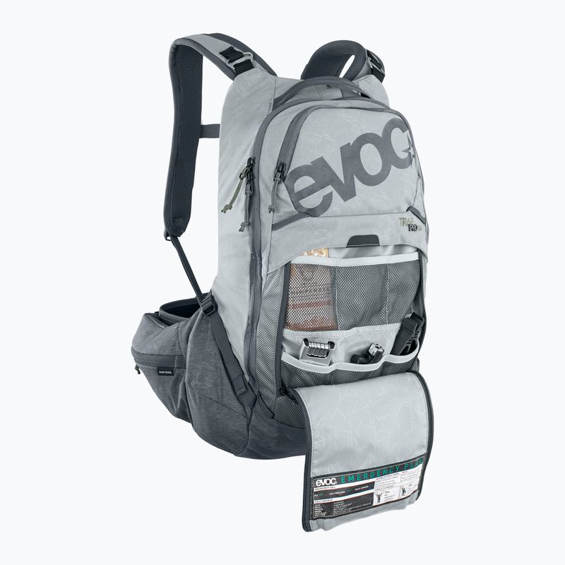 Cyklistický batoh EVOC Trail Pro 16 l stone/carbon grey 8