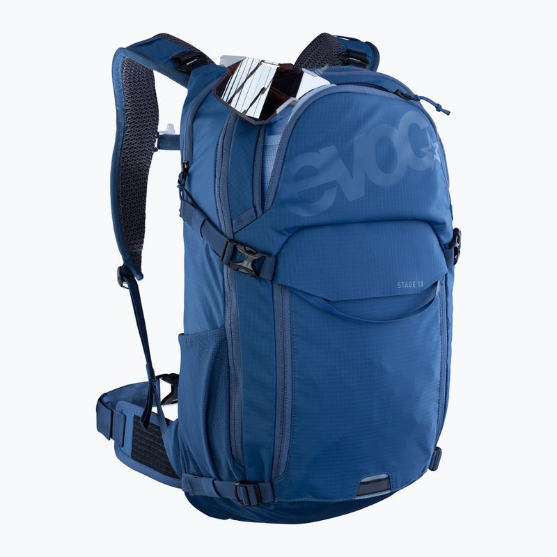 Cyklistický batoh EVOC Stage 18 l denim 4
