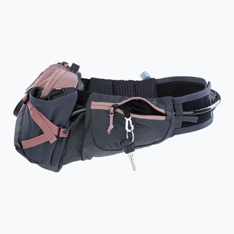 Cyklistická ledvinka EVOC Hip Pack Pro 3 l dusty pink/carbon grey 3