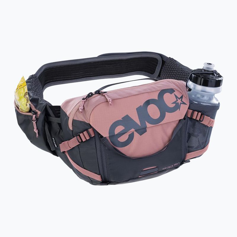 Cyklistická ledvinka EVOC Hip Pack Pro 3 l dusty pink/carbon grey 7