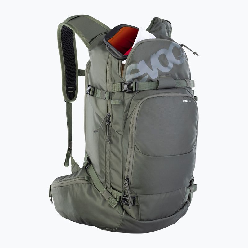 Batoh skialpový EVOC Line 30 l dark olive 4