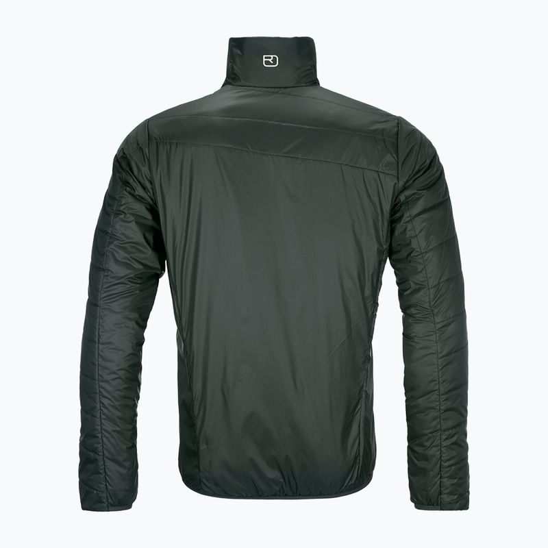 Ortovox Swisswool pánská hybridní bunda Piz Boval zelená oboustranná 6114100052 4