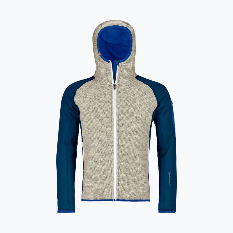 Pánská mikina Ortovox Fleece Plus Classic Knit Hoody šedá 86942
