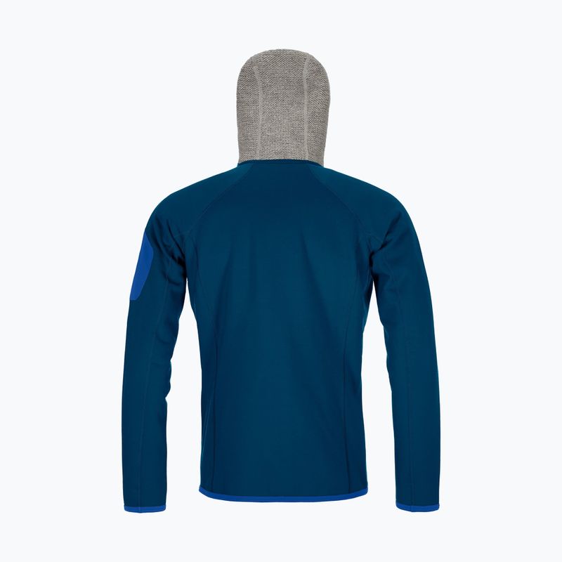 Pánská mikina Ortovox Fleece Plus Classic Knit Hoody šedá 86942 2