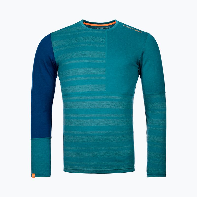 Pánské termo tričko Ortovox 185 Rock'N'Wool zelená 8410200006