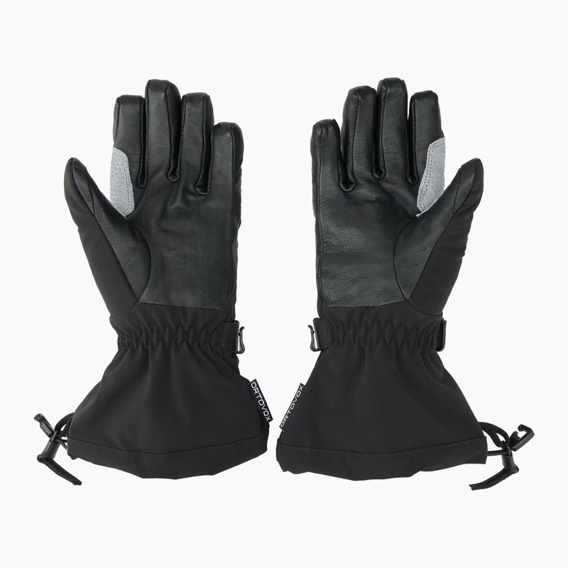 Pánské lyžařské rukavice  ORTOVOX Merino Mountain black raven 2
