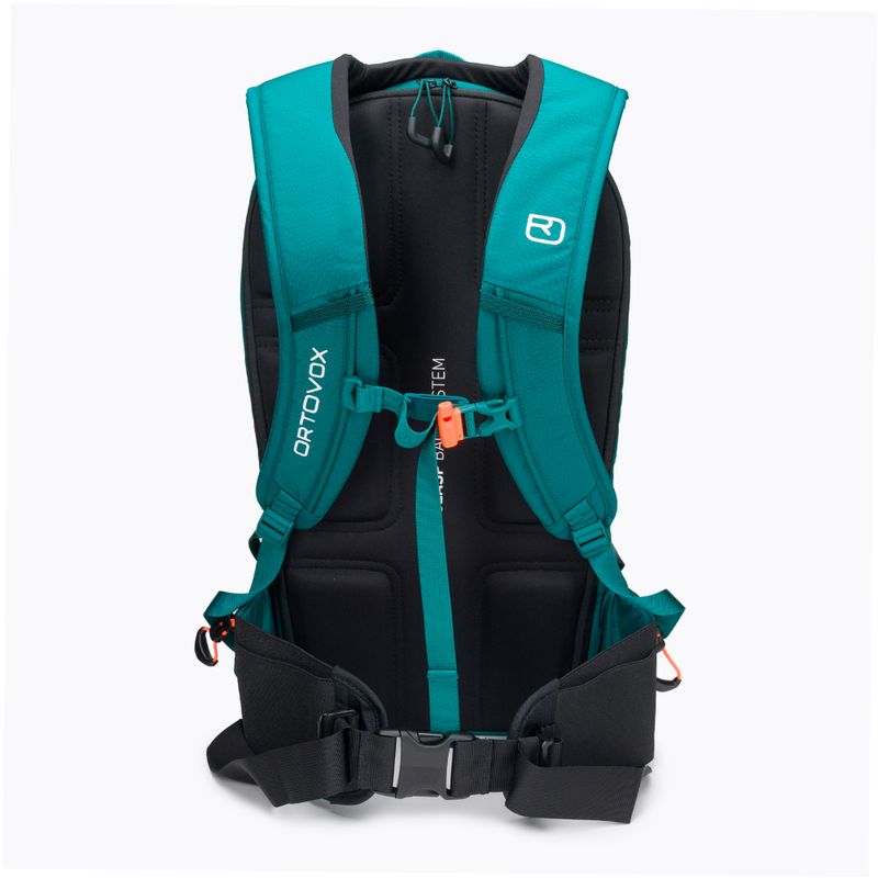 Lyžařský batoh Ortovox Free Rider 22 l zelený 4681000003 3
