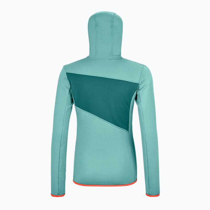 Dámská mikina Ortovox Fleece Grid Hoody Turquoise 8720100036 2