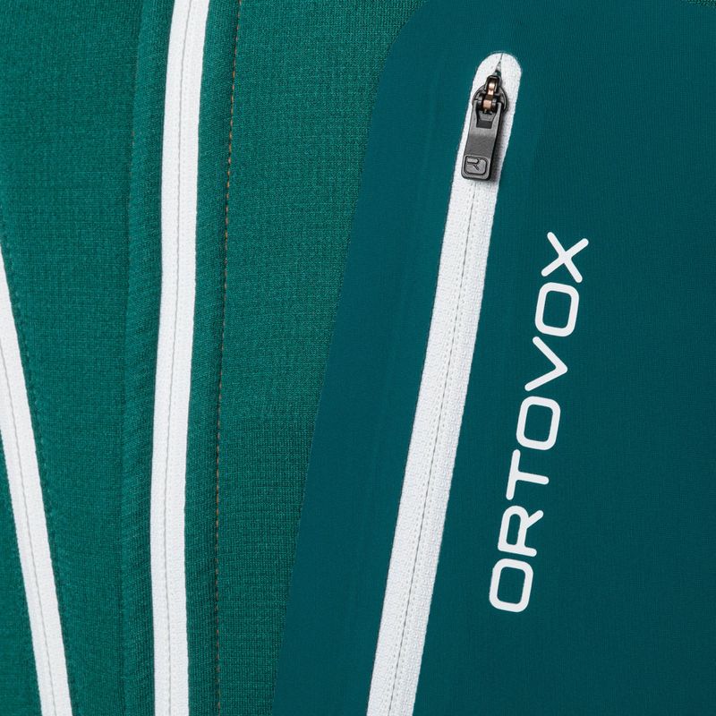Pánská trekingová mikina Ortovox Fleece Grid hnědá 87212 3
