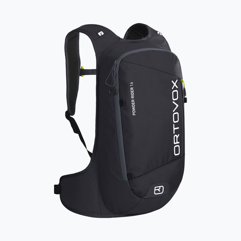 ORTOVOX Powder Rider 16 black raven lyžařský batoh 5