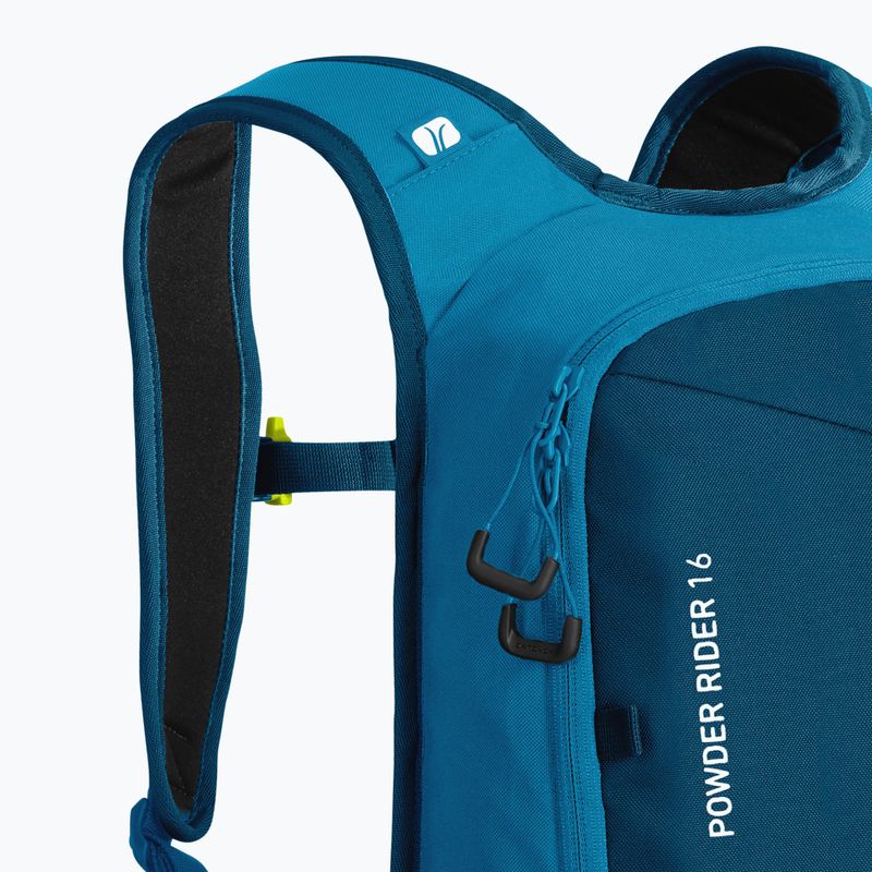 ORTOVOX Powder Rider 16 lyžařský batoh Heritage Blue 6