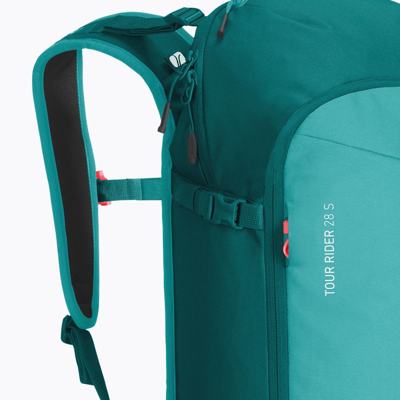 ORTOVOX Tour Rider 28 S lyžařský batoh pacific green 7