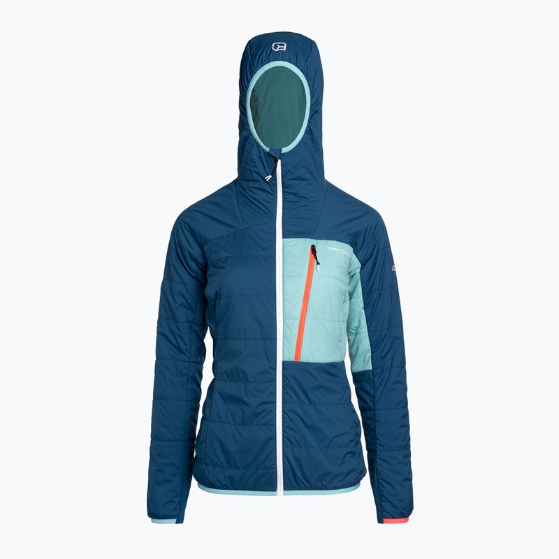 Dámská hybridní bunda ORTOVOX Swisswool Piz Duan modrá 6122700037