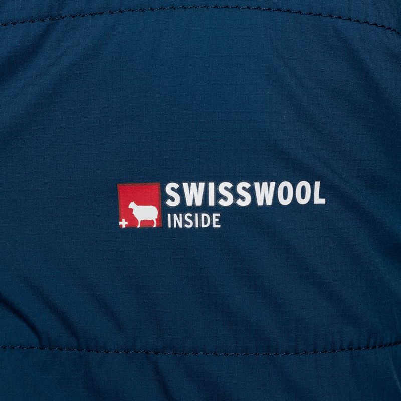 Dámská hybridní bunda ORTOVOX Swisswool Piz Duan modrá 6122700037 4