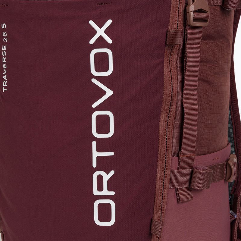 Ortovox Traverse 28 S trekingový batoh bordó 48533 6